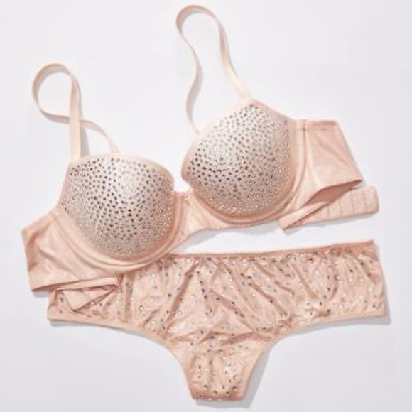 Victoria's Secret Other - NEW Victoria Secret Demi Crystal Bra 32C